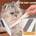 Pet Stainless steel grooming Combs Hair Brush Shedding flea lice Trimmer. 