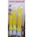 3pcs bbq pastry brush set.