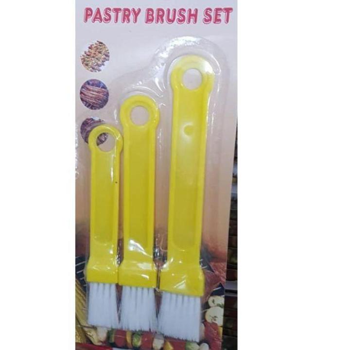 3pcs bbq pastry brush set