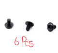 6 pcs Round Head PC Mounting Computer Screws PC Case Hard Drive Motherboard Mounting Screws Computer Case Fixed.