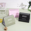 Small Mini Calendar Aesthetic Portable Desktop Calendar Compact Fresh Notebook Calendar for Office School Home Gift Student.