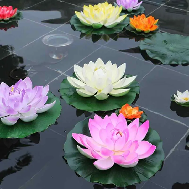 Lotus%20Water%20Lily%20Pool%20Floating%20Lotus%20Leaf%20Flowers%20Home%201%20Pcs%20-%20Image%204