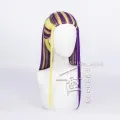 Anime Tokyo Revengers - Wakasa Imaushi Cosplay Wig Senju Waka Golden Purple Hair Heat Resistant Synthetic Wig Halloween Props. 