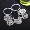 BBF Best Friends keychains Friendship Love Gift Keyrings for Women (2pcs).
