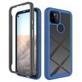 For Google Pixel 5A 5G Starry Sky Solid Color Series Shockproof PC + TPU Case.