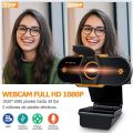 312 1080P HD USB 2.0 PC Desktop Camera Webcam with Mic, Cable Length: about 1.3m, Configuration:Regular.