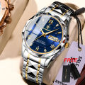 Poedagar 615 Fashionable Diamond Cut Quartz Stainless Steel Watch For Men.