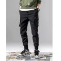 Cargo Pants Men Vintage Fashion Male hop  Black Greyckets Joggers Pants Man Safari Style Sweatpants Overalls 5XL. 