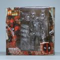 AMAZING YAMAGUCHI Deadpool 2.0 Grey Action Figure Mutants Joint Movable KAIYODO Wade SHF Model Movie Toys for Kids Gift. 