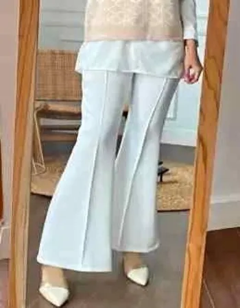 WOMEN%20FLARE%20PANTS%20/%20RIBBED%20COTTON%20/%20HIGH%20WAIST%20PANTS%20-%20Image%204