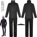 Jujutsu Kaisen Gojo Satoru Cosplay Anime Costume Tops Pants Eye Patch Halloween Party Men Uniform Wigs Halloween Costume New. 