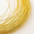 2M 14K/18K Gold Color Plated Brass 0.5 0.7 0.8 1.2mm Copper Wire Embossing for Jewelry Making Handmade DIY Jewellery Material.