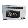 Clock S15 Alarm Wireless Speaker. 