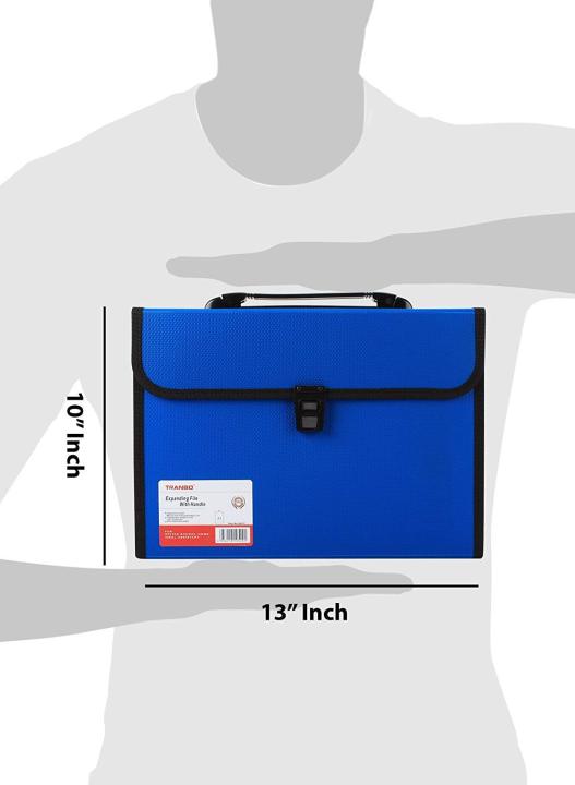 TRANBO%20Plastic%20File%20Folder%20with%2012%20Pockets,%20Handle,%20Index%20Tab,%20A4%20Size,%20(Multicolor)%20-%20Image%206