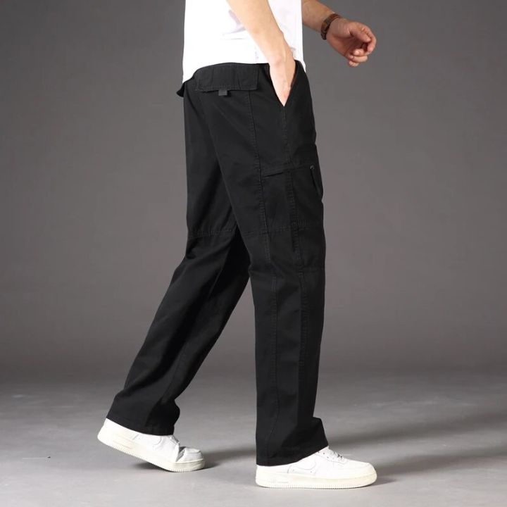 Men's%20Clothes%20Spring%20Summer%20Cargo%20Pants%20Cotton%20New%20Overalls%20Large%20Size%20Relaxed%20Fit%20Jogger%20Gym%20Korean%20Work%20Wear%20Baggy%20Trousers%20-%20Image%207