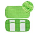 JDXHLAU 4PCS Wet/Dry Flat Mop Cloth Microfiber Floor Mop Replacement for Swiffer Sweeper Machine Washable Easy to Replace. 