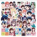 Anime 25Pcs Rent A Girlfriend PVC Waterproof Stickers For Luggage Skateboard Laptop Phone Guiter & Others (Random).