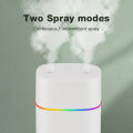 600ML Dual Spray Air Humidifier with Night Light – Silent Cool Mist Diffuser & Air Purifier for Home, Office, Bedroom, and Car". 
