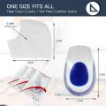 6Pairs Heel Cups,Plantar Fasciitis Inserts Pads,Gel Heel Cushion, Silicone Heel Protectors,Great for Plantar Fasciitis.