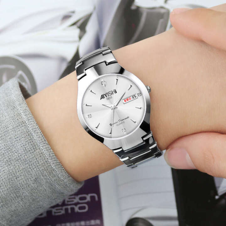 Korean%20version%20of%20minimalist%20fashionable%20colored%20student%20and%20women's%20watch,%20couple's%20waterproof%20ultra-thin%20quartz%20men's%20steel%20watch%20wrist%20-%20Image%208