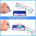 Blue Cut Glass Testing Light < Computer Glasses testing Kit- Mini anti blue glass UV light card test lamp test set case. 