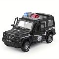 Toy Car Inertia Drop Resistant Openable Door Police Car Fire Truck Model Off-road Small Car.