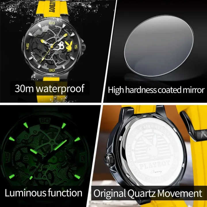 PLAYBOY%20Fashion%20Casual%20Watch%20for%20Men%20Luxury%20Waterproof%20Luminous%20Man%20Wristwatch%20High%20Quality%20Elegant%20Sports%20Quartz%20Men's%20Watches%20-%20Image%205