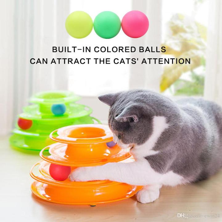 GBruno Interactive Cat Track Tower Toy main image 1