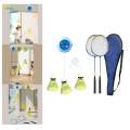 Indoor Badminton Trainer with Racket Practice for Activity. 