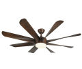 Yamada 336 DC 8 blades 1500MM / 60" Ceiling Fan (Malaysian Brand) Dark Wood.