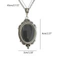 Pendant Necklace Magnifying Glass Pendant Necklaces Magnifying Glass Choker Alloy Material Pendant Choker for Women Girl. 