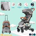 2019 New Baby Stroller Travel Pram Bassinet Newborn Carriage Foldable Pushchair - Grey fashion. 