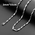XL Stainless Steel Necklace Box Decorative Men's and Women's Korean Pendant Sweater Chain Accessories Keel Personality Chain. 