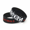 【Beiver Jewelry Store  】1PC Sale Eminem Wristband Marshall Mathers LP Silicone Wristband Bracelets&Bangles Musics Fans Gifts SH184. 