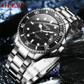 Olevs 5885 Fashion Stainless Steel Analoge Wrist Watch For Men - Watch For Men. 