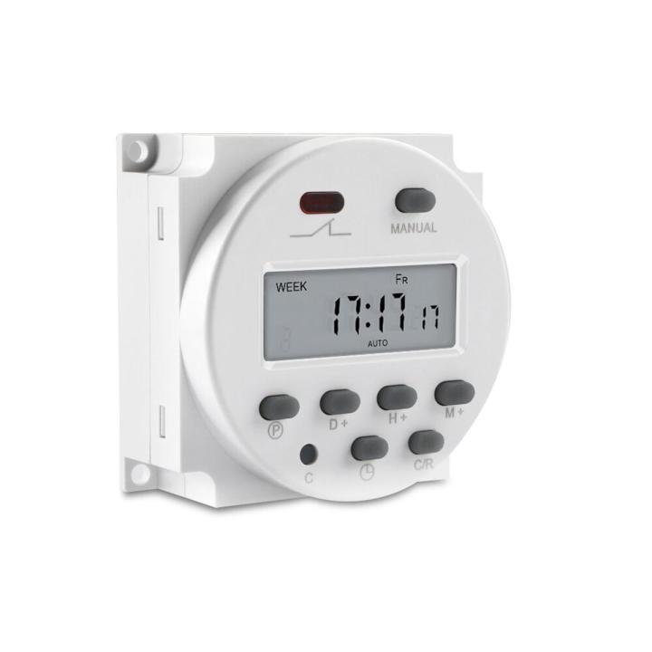 CN101 DC 12V WEEKLY PROGRAMMABLE TIMER SWITCH RELAY | Daraz.com.bd