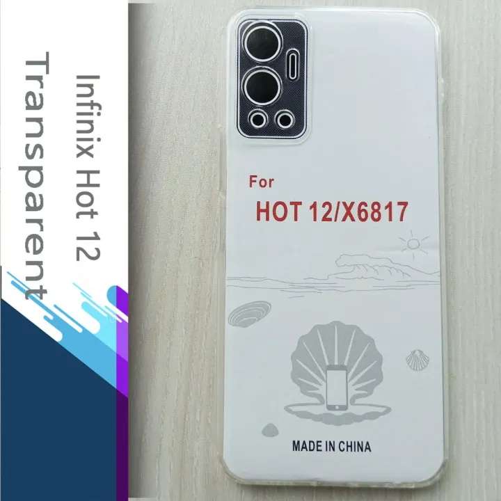For Infinix Hot 12 - IMPT Premium Silicone Case Crystal Clear Soft TPU Ultra-Thin Transparent Flexible Protective Mobile Phone Back Cover