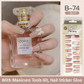 Fast Nail B Series Quick Press 24x False Nail Set With Sticker Glue. 