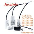 Motor Run Capacitors CBB60 450VAC Starting Capacitor 5% 2/4/5/6/8/10/12/14/15/16/18/20/25/30/40/45/70/80UF for Washing Machine.