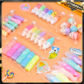 6Pcs Mini Highlighter Pens Set Cute Highlighters Lovely Cartoon Paint Marker Pen School Office. 