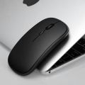 Raton Bluetooth Rechargeable Wireless Mouse 2.4Ghz USB Adapter Dual Mode For Laptop Computer Home Office Desktop Ergonomic Mice. 