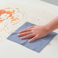 Reusable Cleaning Wipe Household Kitchen Cloth Microfiber Towel Rolls Dish Rags Wash Paper Towel Replacement 1 Roll of 20 Sheets.