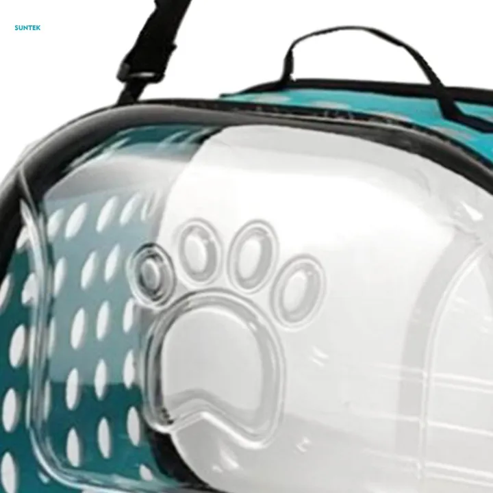 Portable%20Cat%20Carried%20Bag%20Transport%20Luggage%20Purse%20Tote%20Handbag%20Transparent%20Cat%20Carrier%20for%20Blue%20S%20-%20Image%203