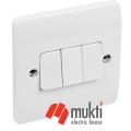 MK Made in Malaysia LOGIC PLUS 3 Gang 10A Three 3Gang Switch Socket. 