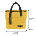 Thermal Insulated Lunch Bag Handbag Pouch Food Storage Container Pink.