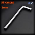 Harden 3mm Allen Wrench Hex Key Spanner With Long Hex Key Allen Key L Type Wrench Cr-V. 