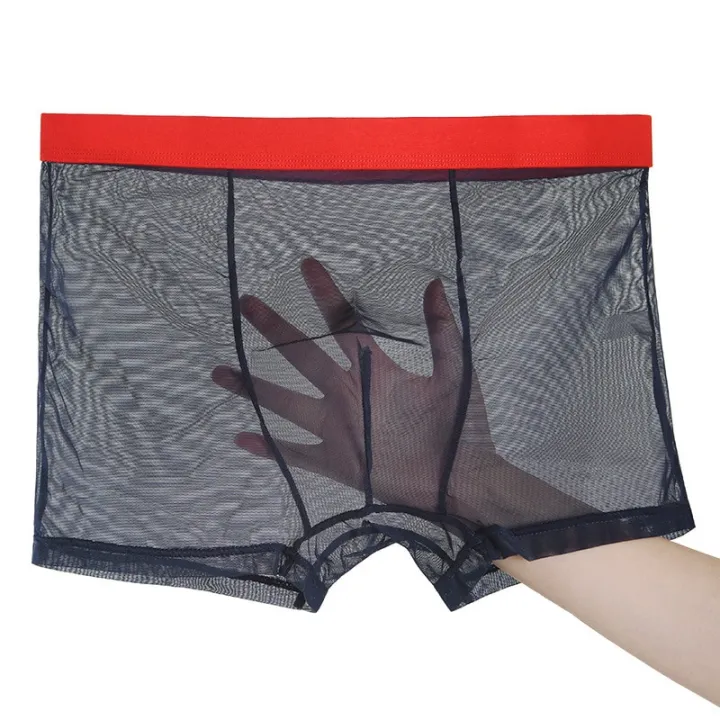 New%20Seamless%20Mesh%20Slips%20Underwear%20See%20Through%20Underpants%20Men's%20Transparent%20Boxer%20Underwear%20Homme%20Panties%20Boxer%20Short%20-%20Image%205