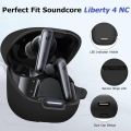 Anker Soundcore Liberty 4 NC Earbuds Protective Cover - Premium Shockproof Silicone Case.