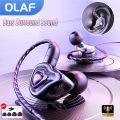 OLAF DAC Type C/3.5mm Headphones Wired Earbuds Handsfree Headset Gamer HiFi 9D Bass Stereo In-Ear Cable Earphones For Smartphone.