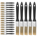 20 Pieces 1 Inch Paint Brushes Home Repair Flat Paint Brush Tools with Handled Plastic Handles, for DIY Painting, Home.
